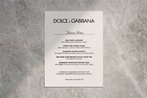 dolce & gabbana 90w|dolces menu.